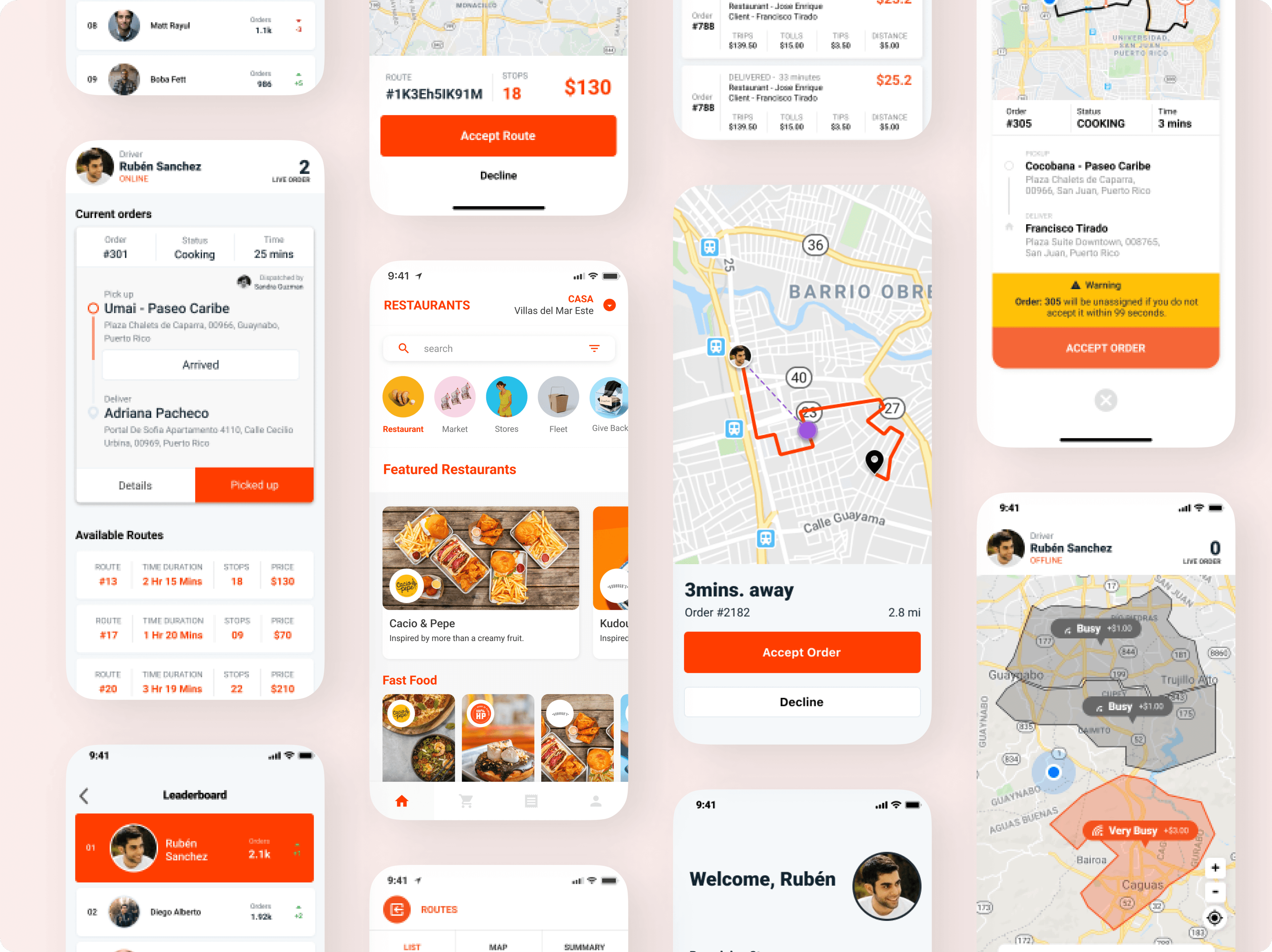 UVA - Driver app widget