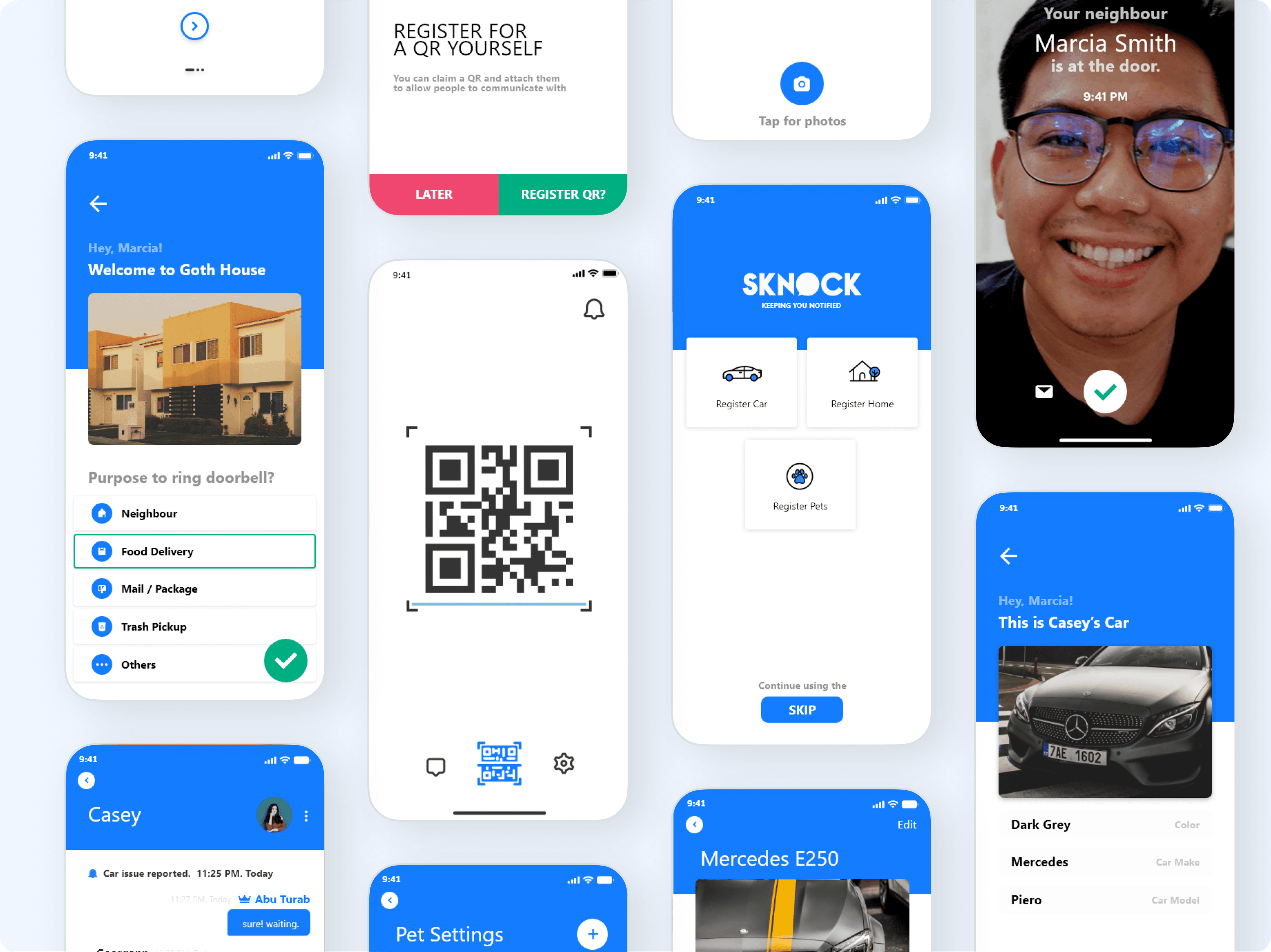 Sknock - Mobile App Widgets Image