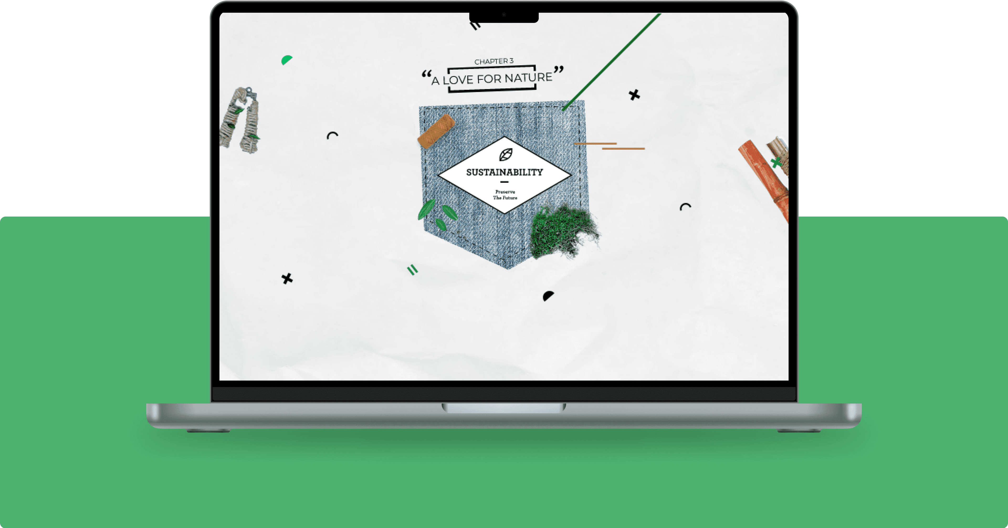 Crescen Bahuman - Nature Love Laptop Widget