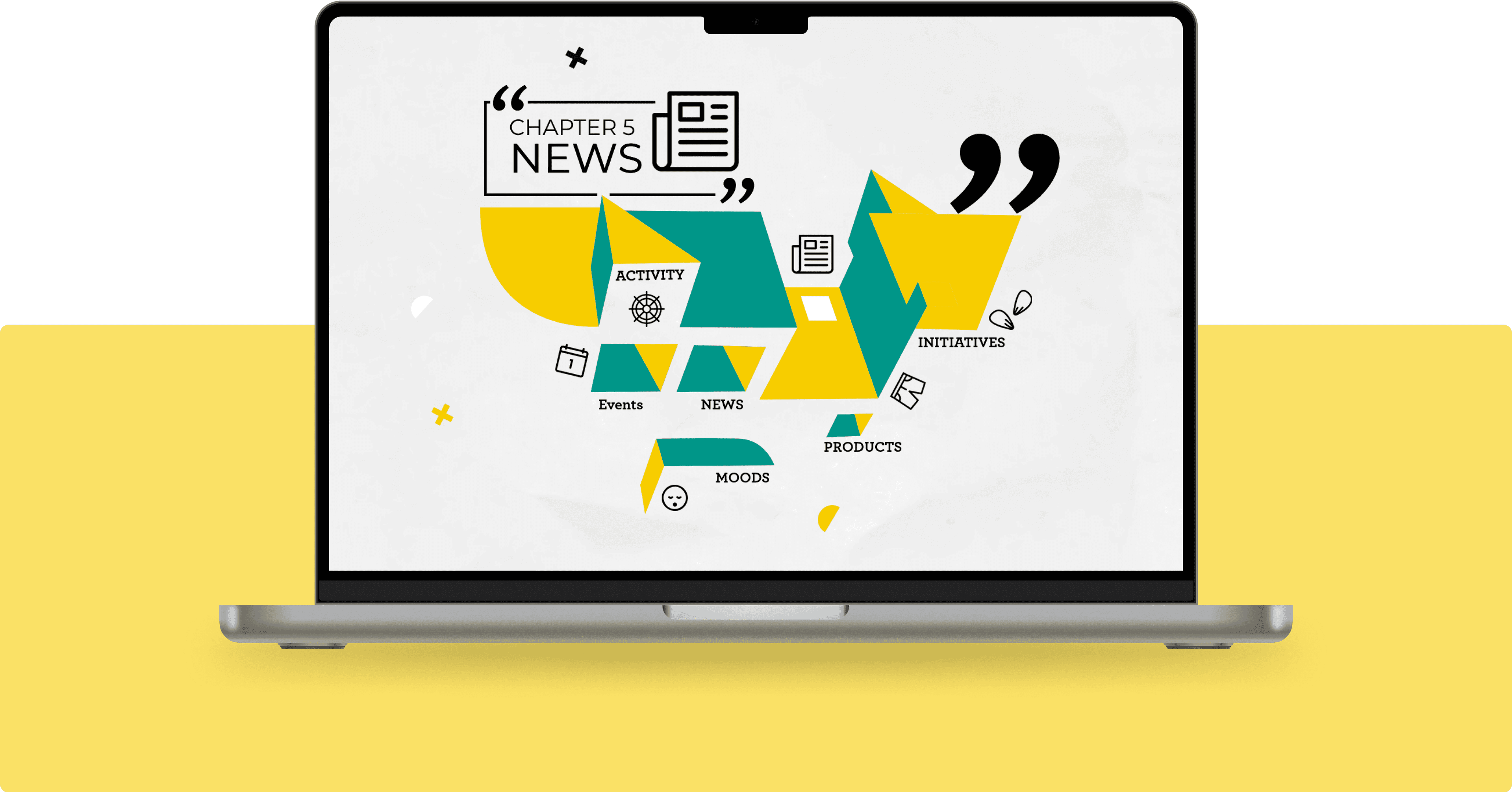 Crescen Bahuman - News Laptop Widget