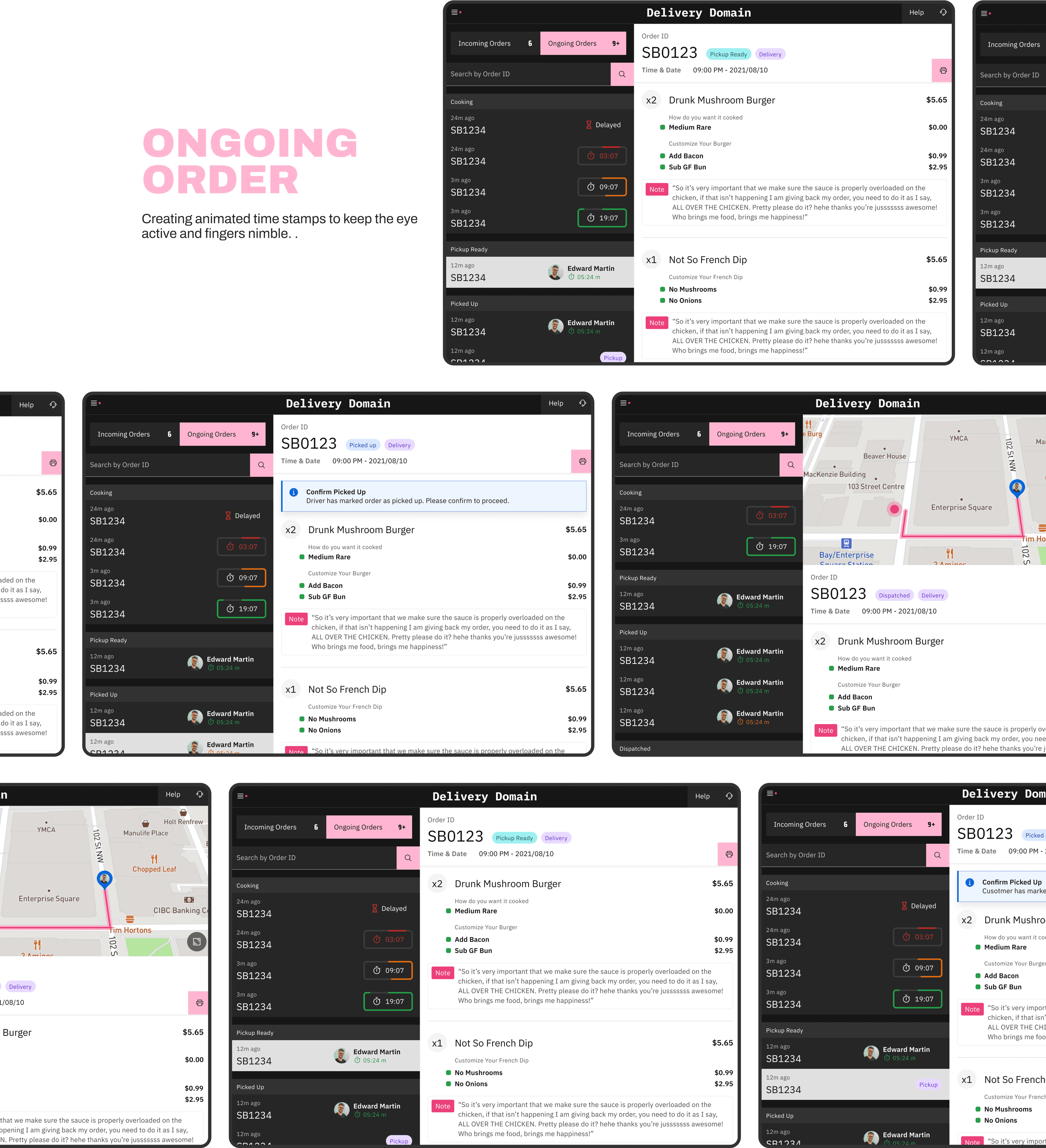 Delivery Domain - Order Flow Image