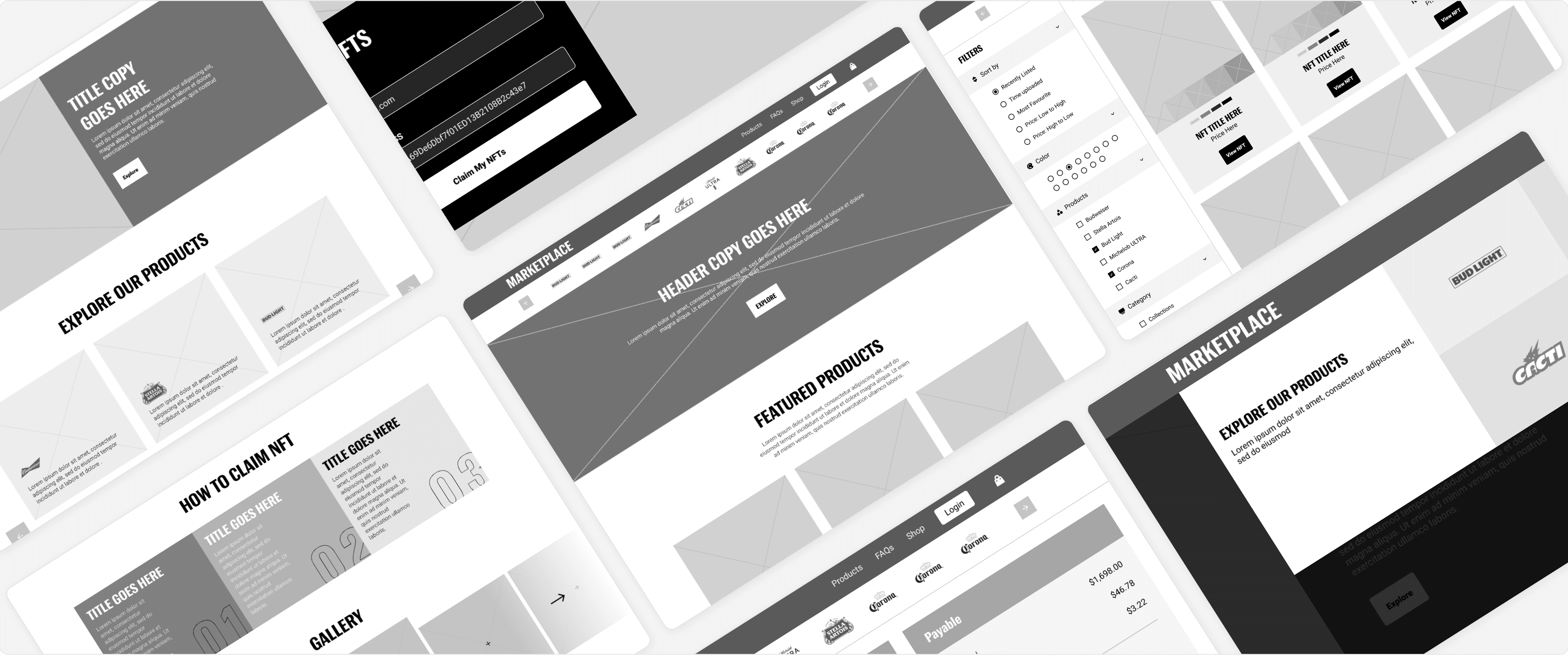 Budweiser - Process Wireframe Image