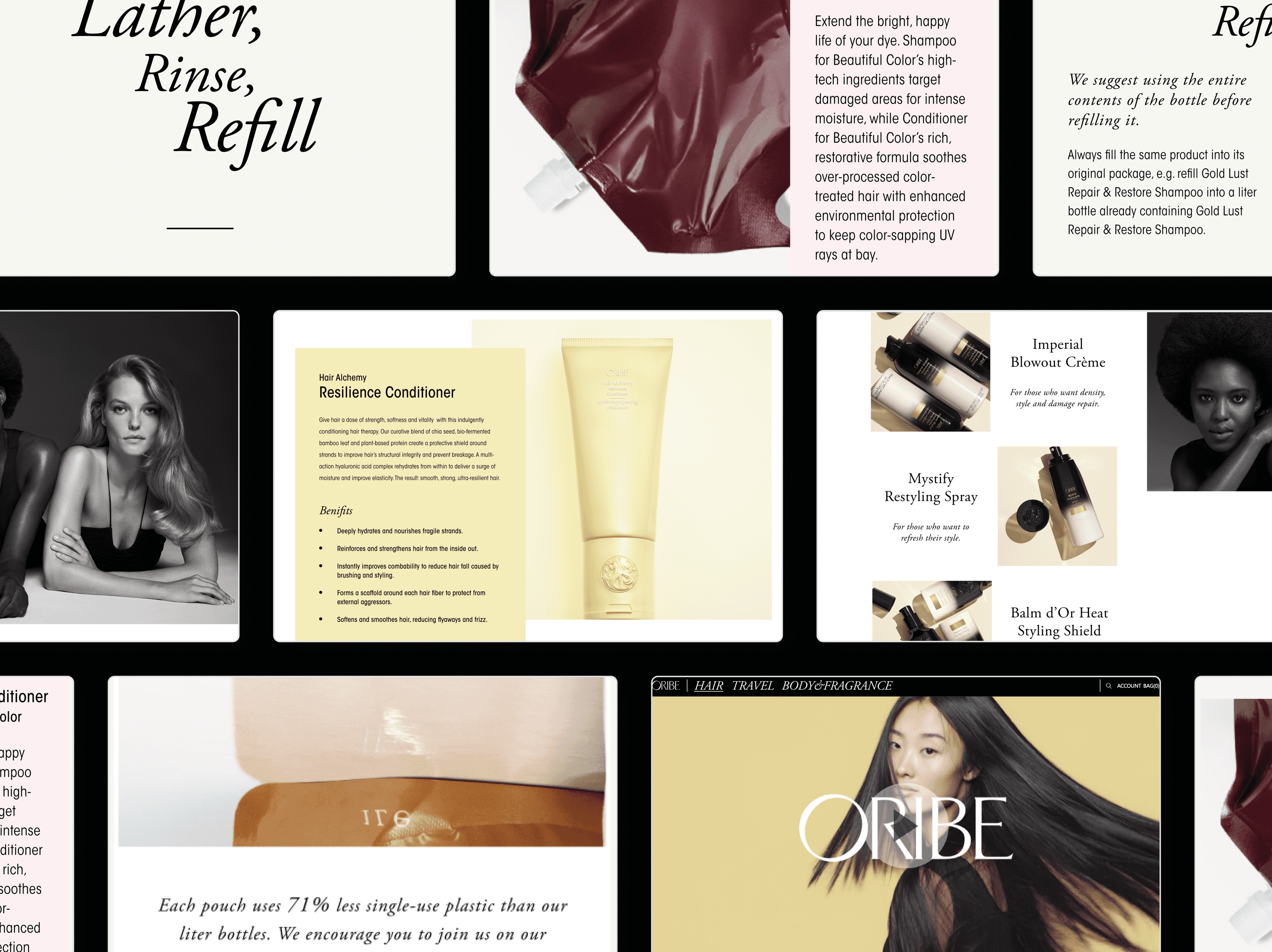Oribe - Website Design Image