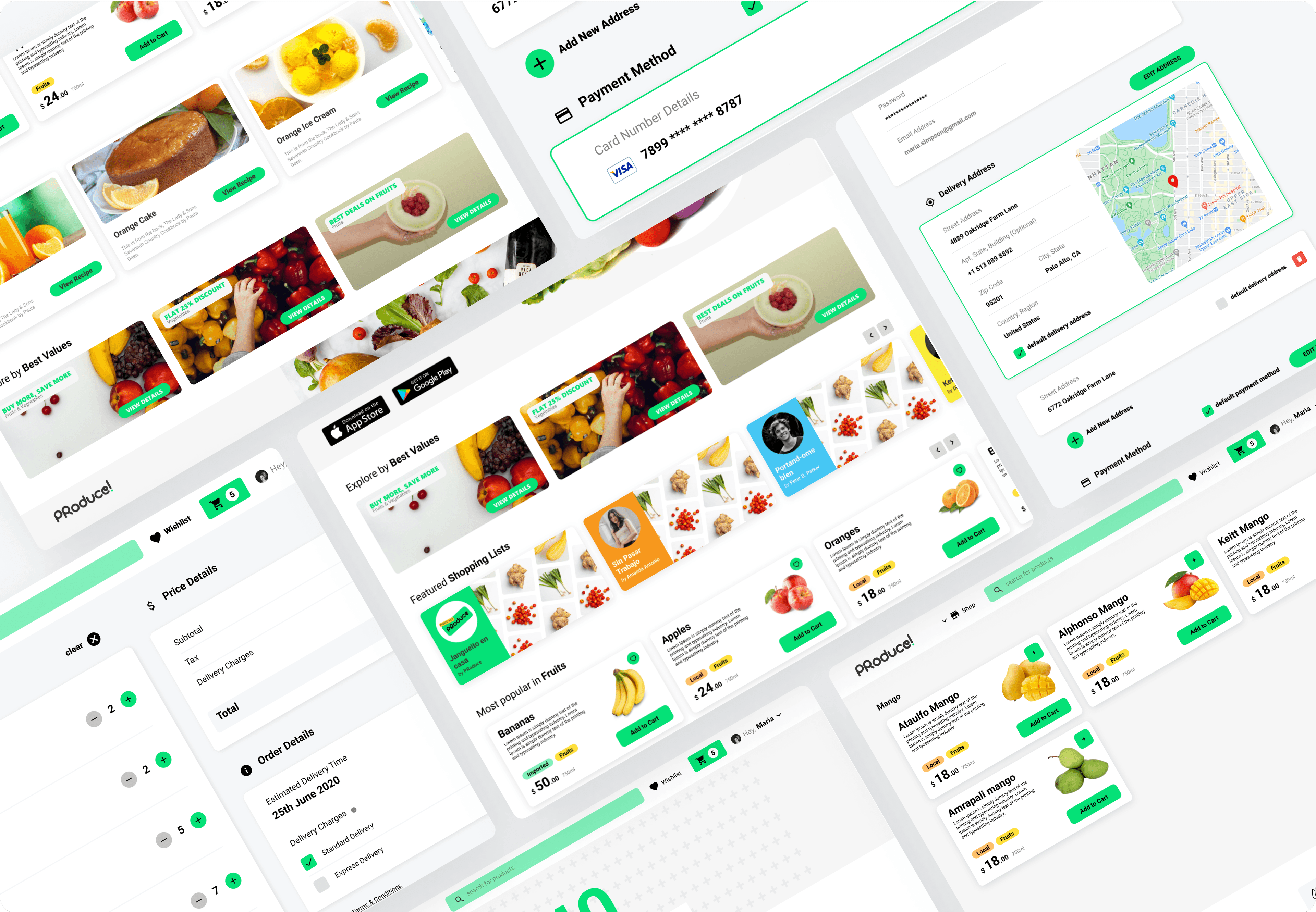 Produce - Website's Widgets Image