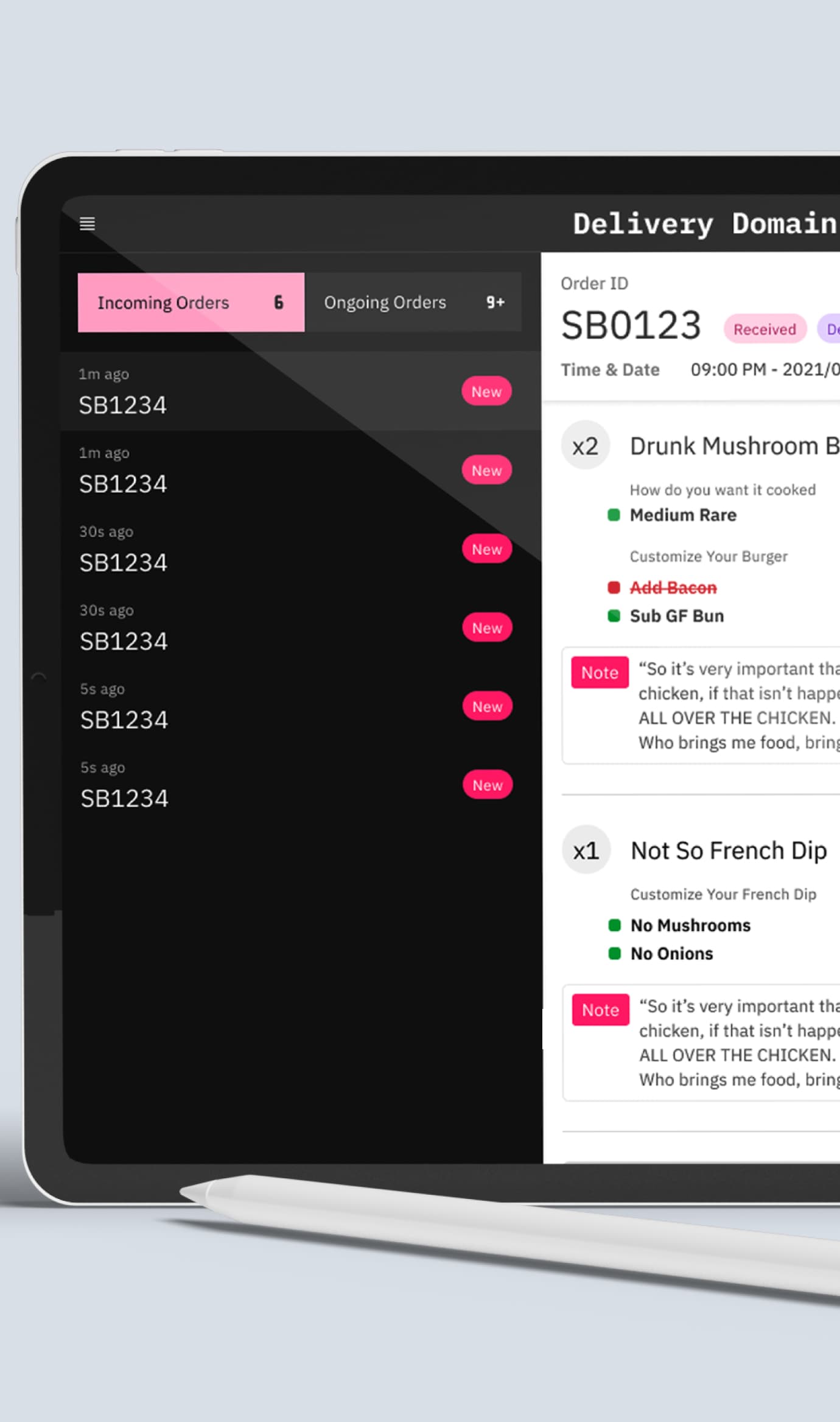 Delivery Domain Project Image 8 Mobile