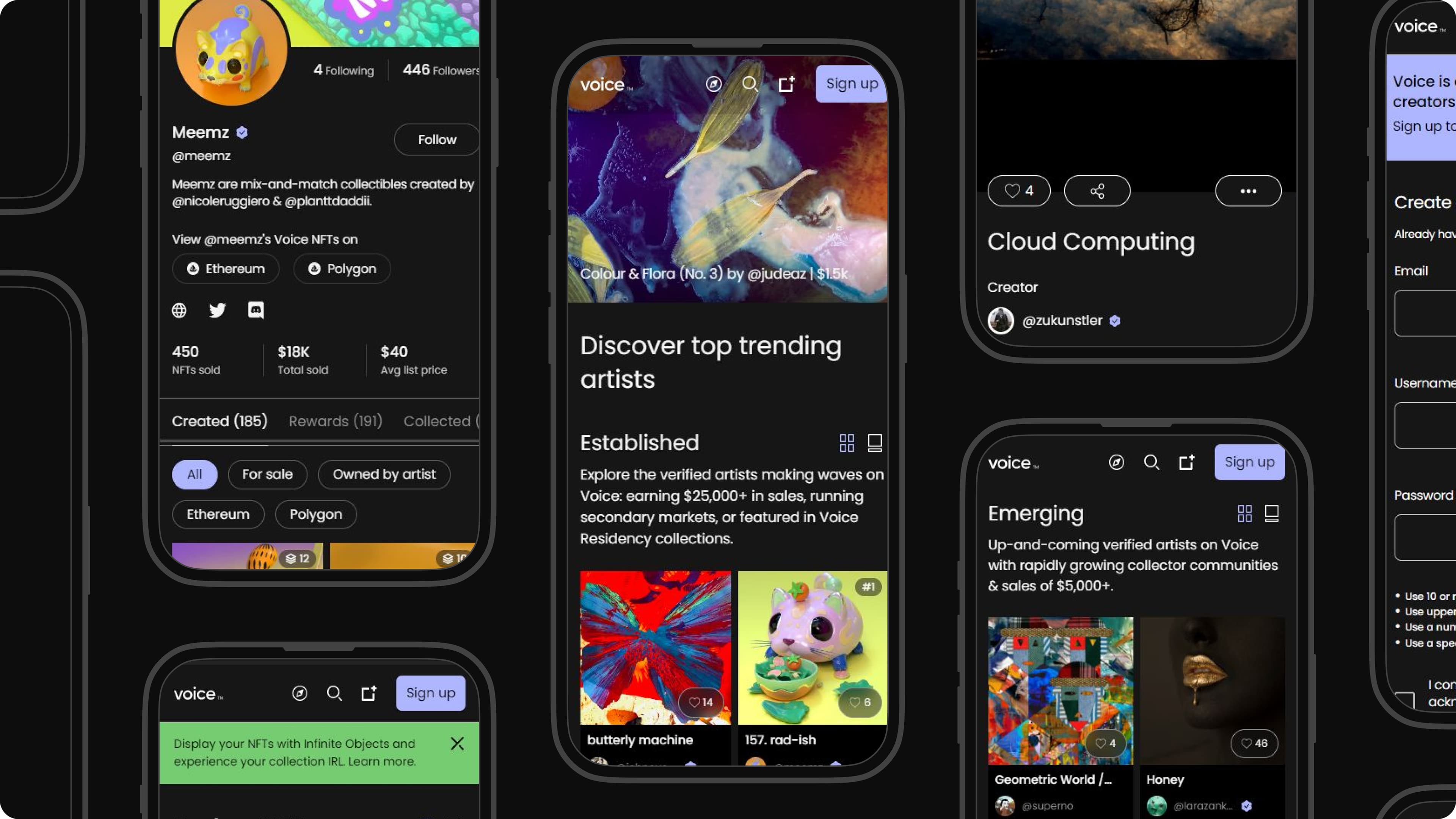 Voice App Screenshots