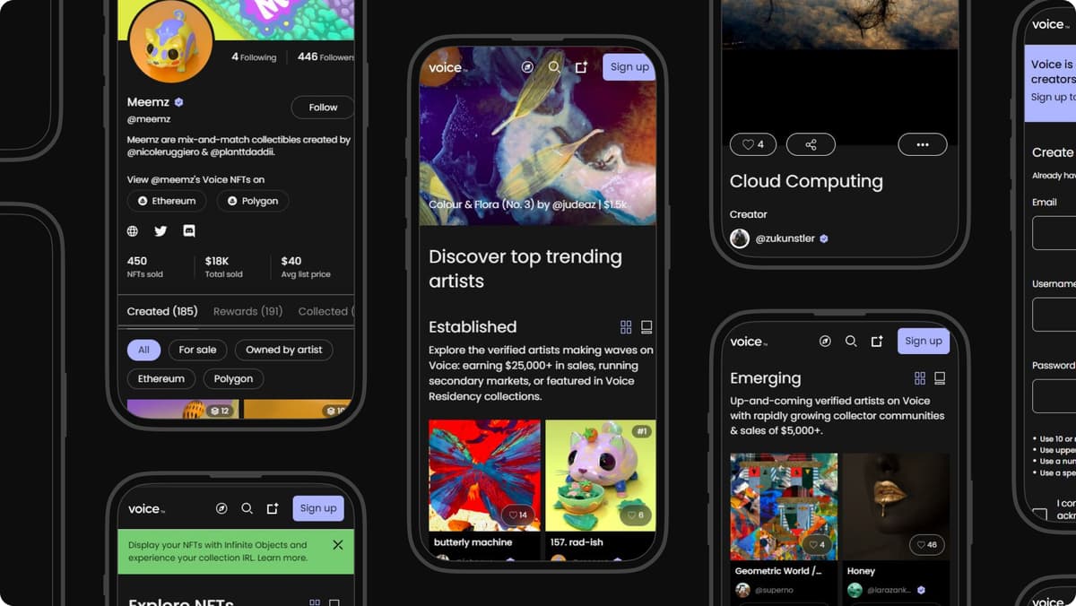 Voice App Screenshots